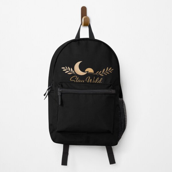 Item preview, Stay Wild Boho Celestial Moon Typography Art designed and sold by BohoMysticArt.