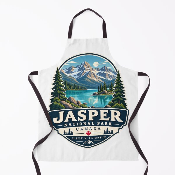 Item preview, Jasper National Park Canada Coordinates – Rocky Mountains Travel Badge designed and sold by ChicClicker.