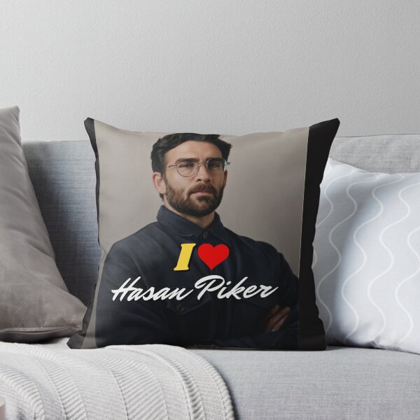 Aperçu de l'œuvre T-shirt et autocollant Hasan Piker effet peint créée et vendue par DiverseDazzle.
