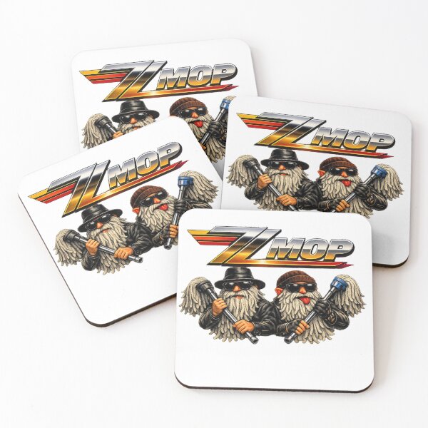 Item preview, Retro Mop Band Cleaning Crew Sticker designed and sold by Imaginarium of Chaos falcon88 .