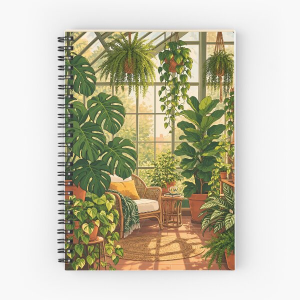 Item preview, Vintage botanical greenhouse-Cozy plant parent garden art designed and sold by Pariagarwal1602.