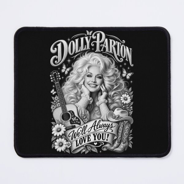 Item preview, Dolly Parton Butterfly Guitar Portrait designed and sold by Beverly Newman.