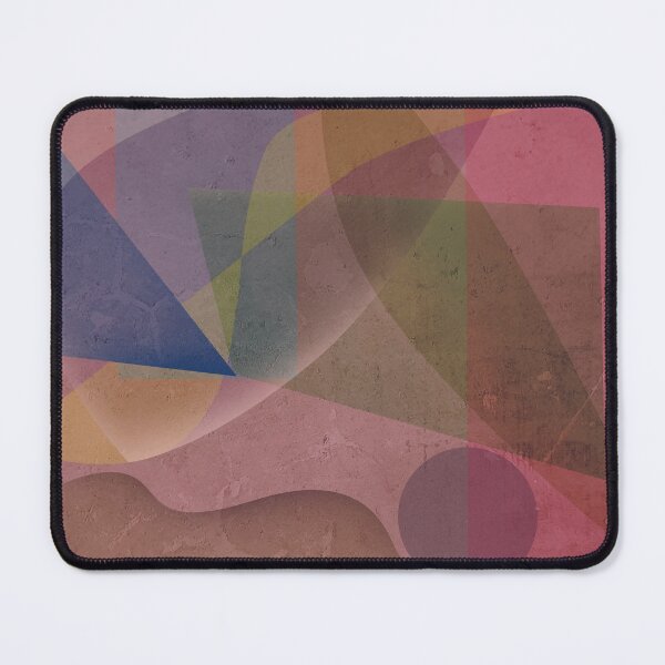 Item preview, Abstract geometrical pattern in pink autumn colours with a hint of orange designed and sold by korasi.