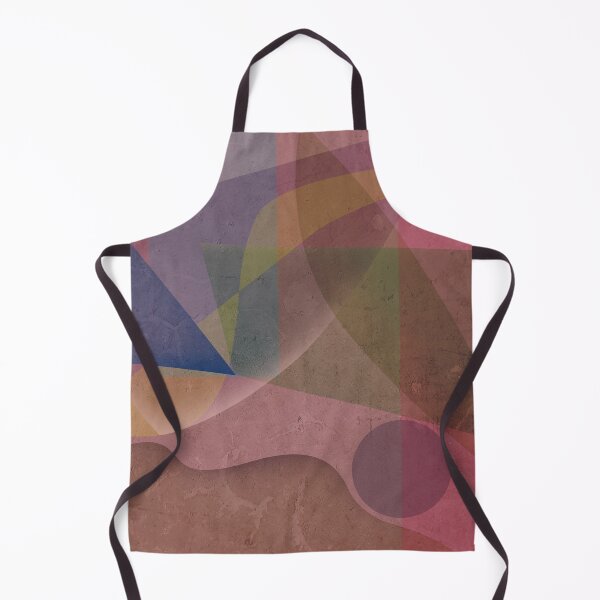 Item preview, Abstract geometrical pattern in pink autumn colours with a hint of orange designed and sold by korasi.