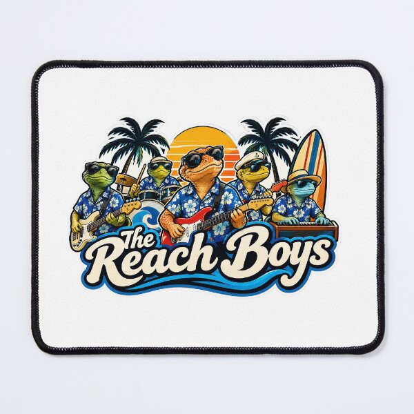 Item preview, Tropical Reptile Surf Band Summer Sticker designed and sold by Imaginarium of Chaos falcon88 .