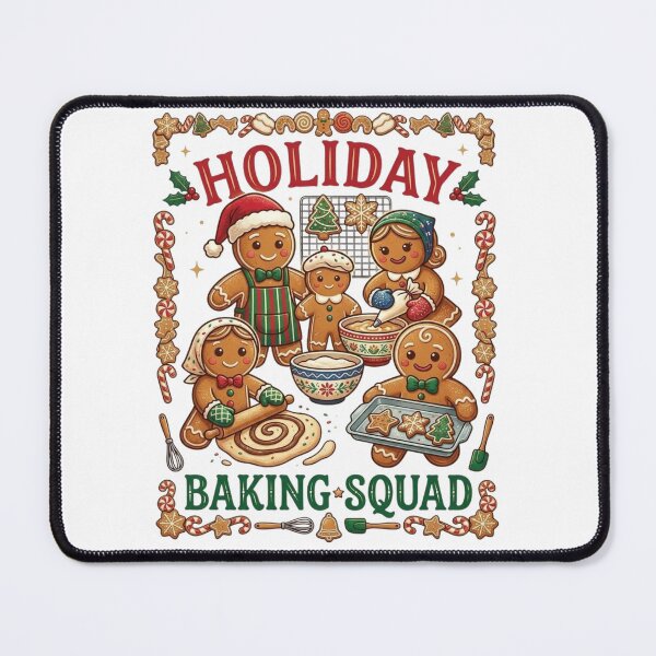 Item preview, Holiday Baking Squad - Cute Christmas Gingerbread Family designed and sold by designwiss.