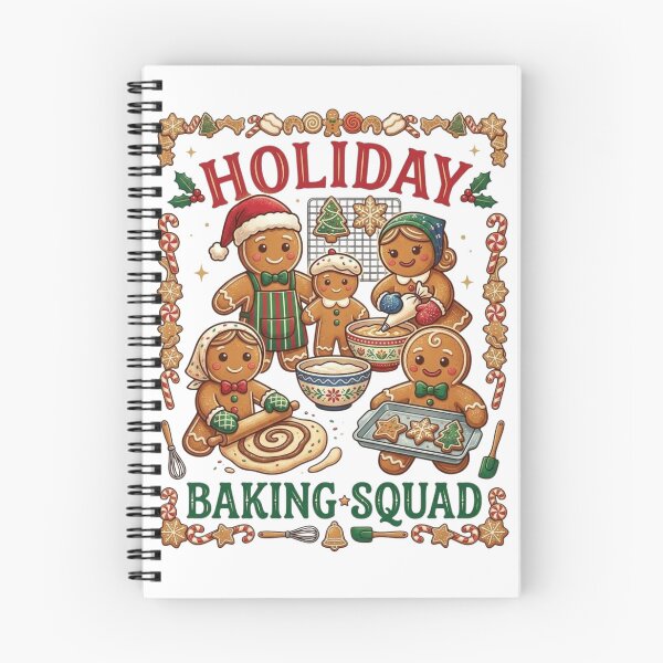 Item preview, Holiday Baking Squad - Cute Christmas Gingerbread Family designed and sold by designwiss.