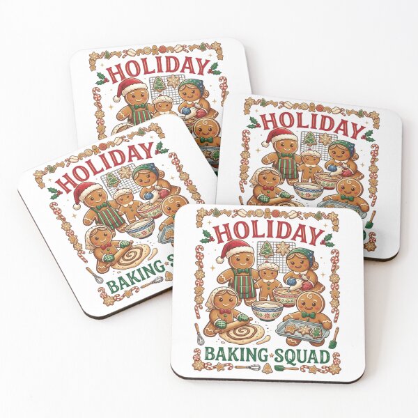 Item preview, Holiday Baking Squad - Cute Christmas Gingerbread Family designed and sold by designwiss.