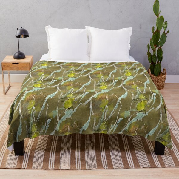 Item preview, Spring Abstract Flowers in Yellow designed and sold by Artistestella.