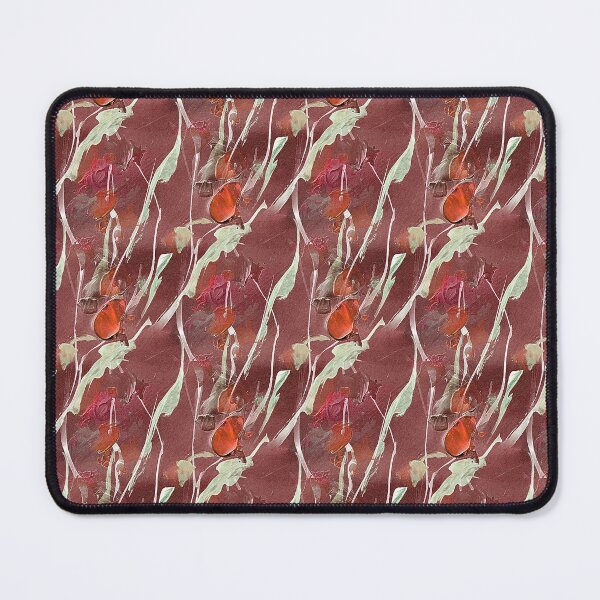 Item preview, Spring Abstract Flowers in Red designed and sold by Artistestella.