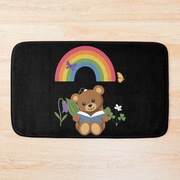 Item preview, Reading Teddy Bear · Garden · Butterfly · Flowers designed and sold by Sir-Freaky.