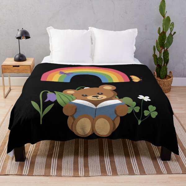 Item preview, Reading Teddy Bear · Garden · Butterfly · Flowers designed and sold by Sir-Freaky.