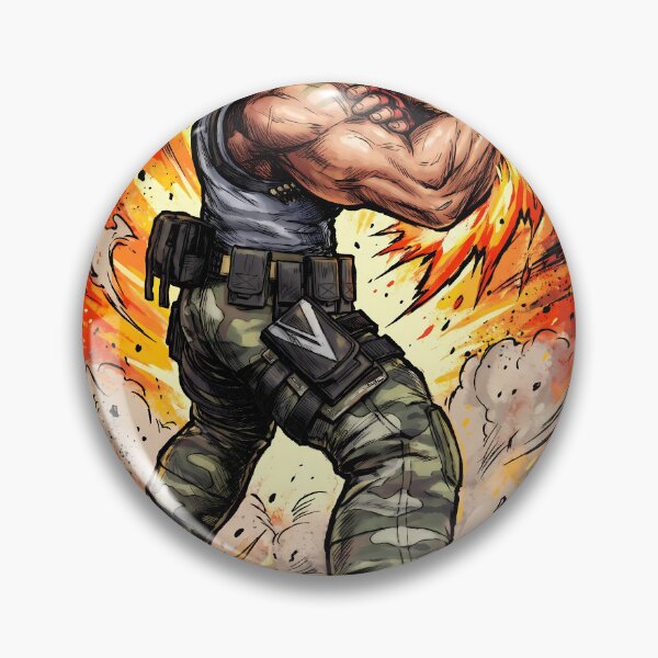 Item preview, Ralf Jones The King of Fighters Fighting Game Streetwear Tee designed and sold by Senpaiwaves.