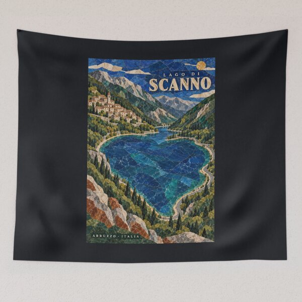 Item preview, Lago di Scanno - Italia designed and sold by GoodOldVintage.