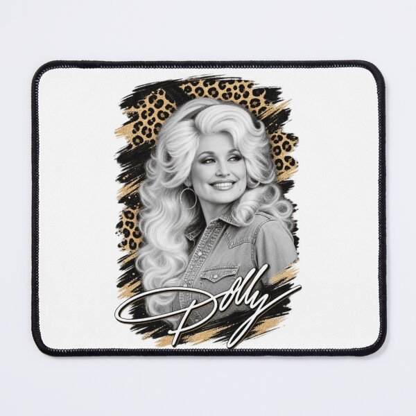 Item preview, Dolly Parton Leopard Glam Portrait designed and sold by Beverly Newman.
