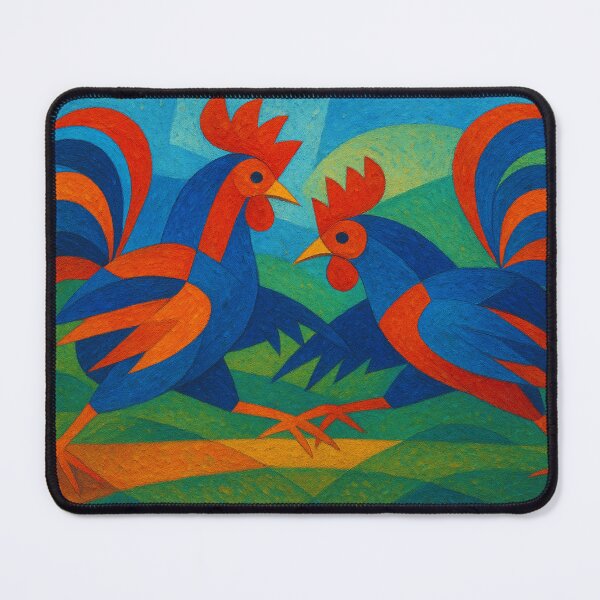 Item preview, Cockfighting – Fighting Roosters Illustration. designed and sold by GalleryKauffeld.