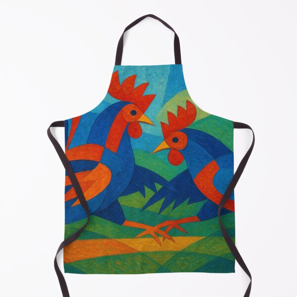 Item preview, Cockfighting – Fighting Roosters Illustration. designed and sold by GalleryKauffeld.