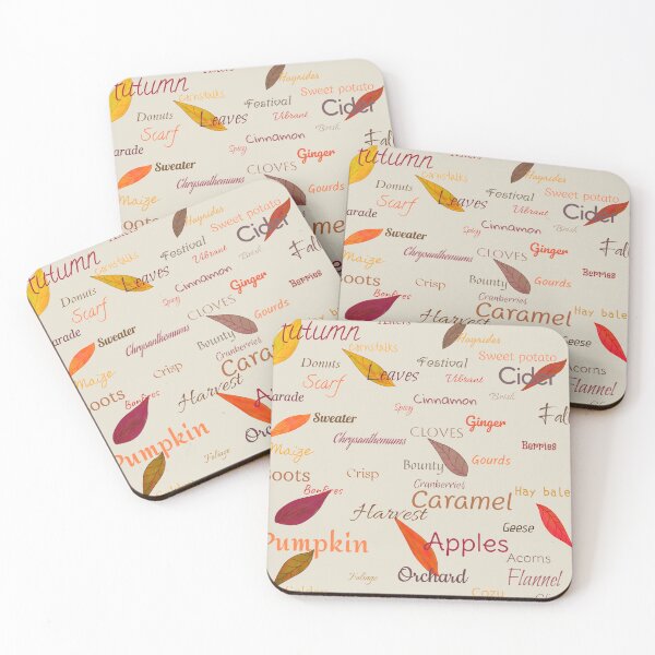Item preview, Autumn Words and Leaves designed and sold by JaygiesDesign.