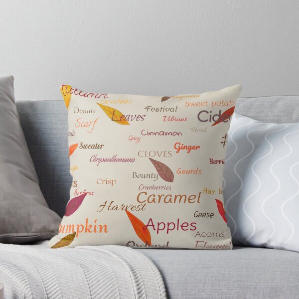 Item preview, Autumn Words and Leaves designed and sold by JaygiesDesign.
