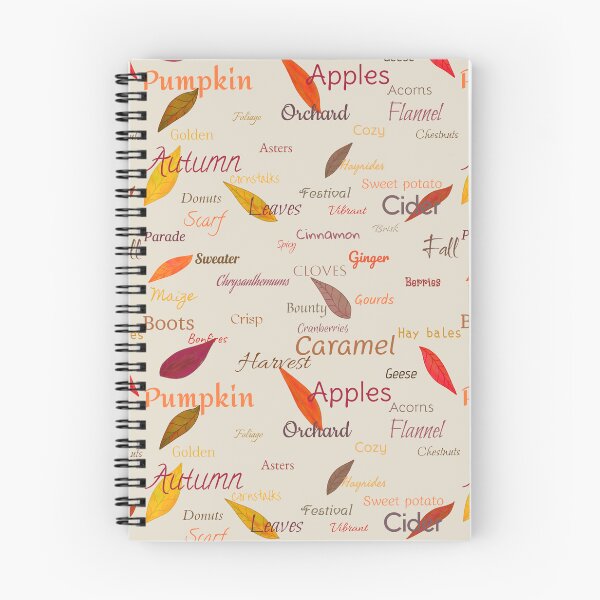 Item preview, Autumn Words and Leaves designed and sold by JaygiesDesign.