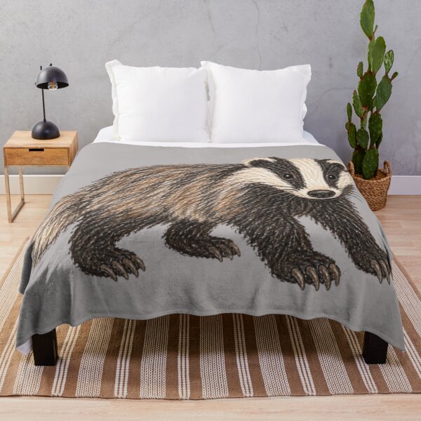 Item preview, European badger – forest animal designed and sold by JOANNASKAH.