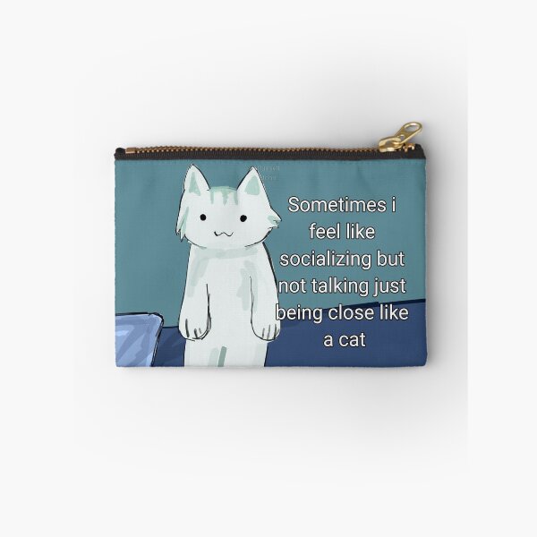 Item preview, Sometimes I Feel Like Socializing But Not Talking - Funny Introvert Cat designed and sold by JossDesign15.