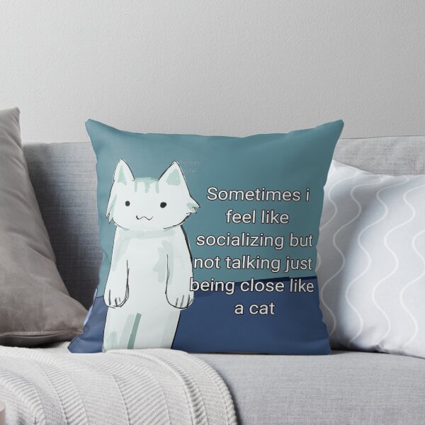Item preview, Sometimes I Feel Like Socializing But Not Talking - Funny Introvert Cat designed and sold by JossDesign15.