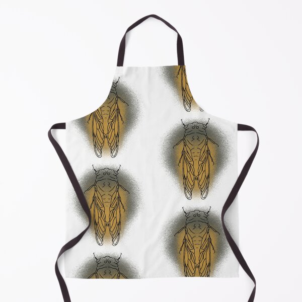 Item preview, Black Giant Cicada Line-art (Grey & Gold) designed and sold by Burnt_Pikachu.