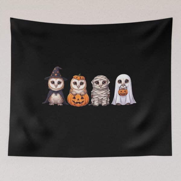 Item preview, Cute Halloween Owl Witch – Spooky Pumpkin Moon designed and sold by Anime  ⭐⭐⭐⭐⭐.