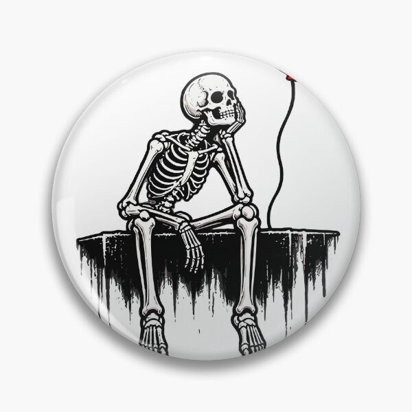Item preview, Yearning Skeleton Halloween Emotional Spooky designed and sold by JOSUQ.