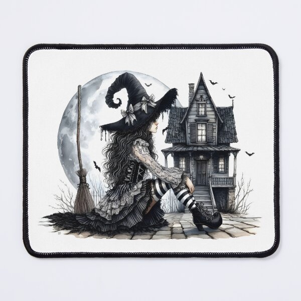 Item preview, Whimsical Witch - Full Moon designed and sold by JacquiTaylorArt.