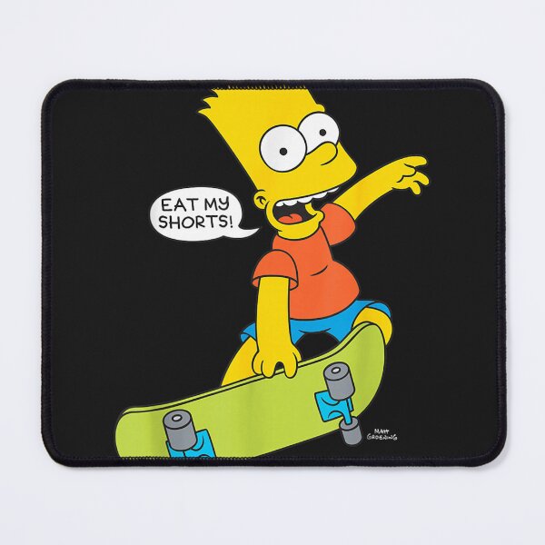 Item preview, The Simps0nsss Eat My Shorts! Bart On Skateboard Quote designed and sold by lagroondong.