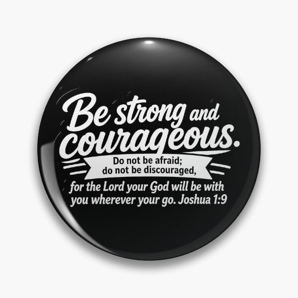 Item preview, Joshua 1:9 Be Strong and Courageous  designed and sold by plushism.