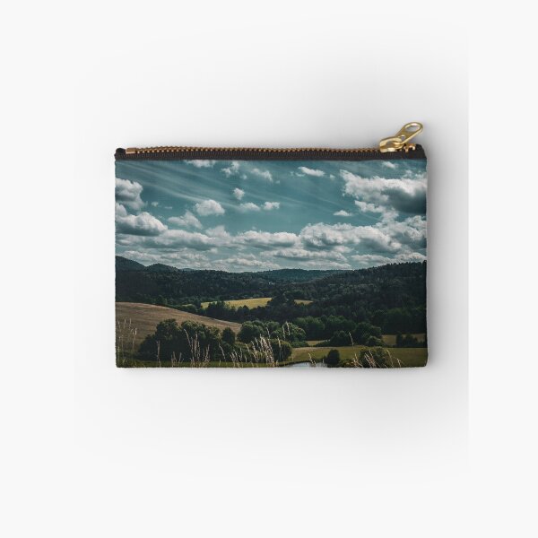 Item preview, Moody Rolling Hills Lake Cloudy Sky Countryside Landscape Photography designed and sold by wildsilencee.