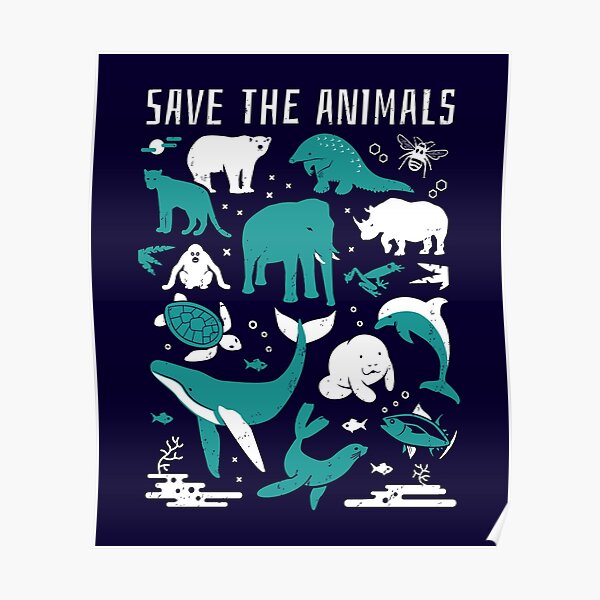 Endangered Animals Posters for Sale | Redbubble Endangered Animals Posters for Sale | Redbubble