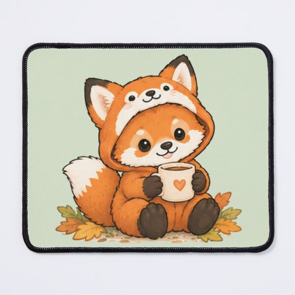 Item preview, Fox in a Fox Onesie designed and sold by MellowMunchkins.