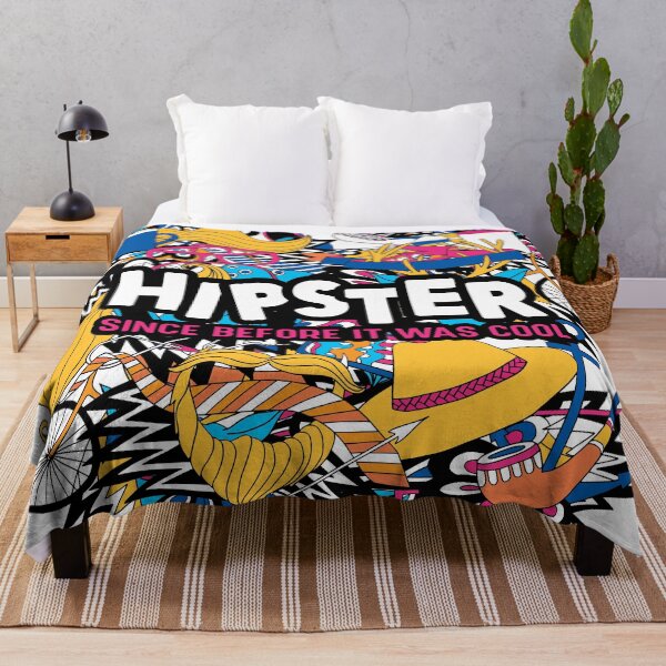 Item preview, The Ultimate Hipster Culture Doodle Art & Slogan Graphic Tee designed and sold by Minem39.