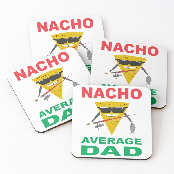 Item preview, Nacho Average Dad Fisherman Fishing Dad designed and sold by anirudhwalling.