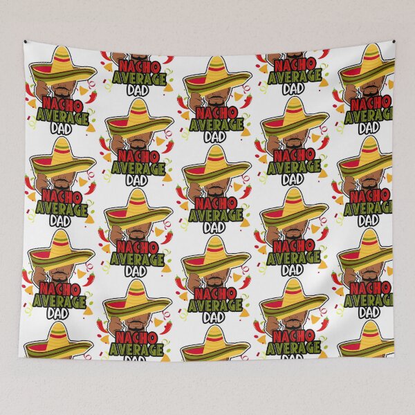 Item preview, Nacho Average Dad Fiesta Black Father Cinco De Mayo designed and sold by anirudhwalling.