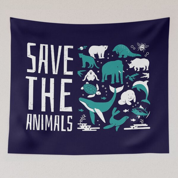 Item preview, Save The Animals - Endangered Animals designed and sold by Bangtees.