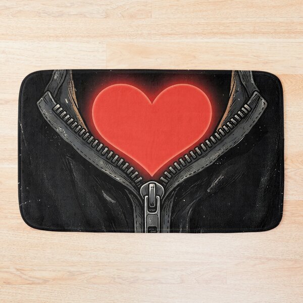 Item preview, A heart visible behind the zipper designed and sold by Bart-Land.