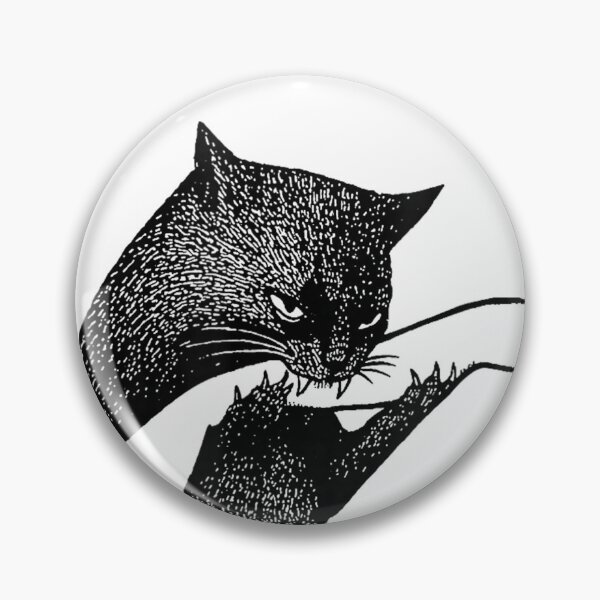 Item preview, Become Ungovernable Black Cat Biting Hand Funny Meme Cats  designed and sold by cakematel.