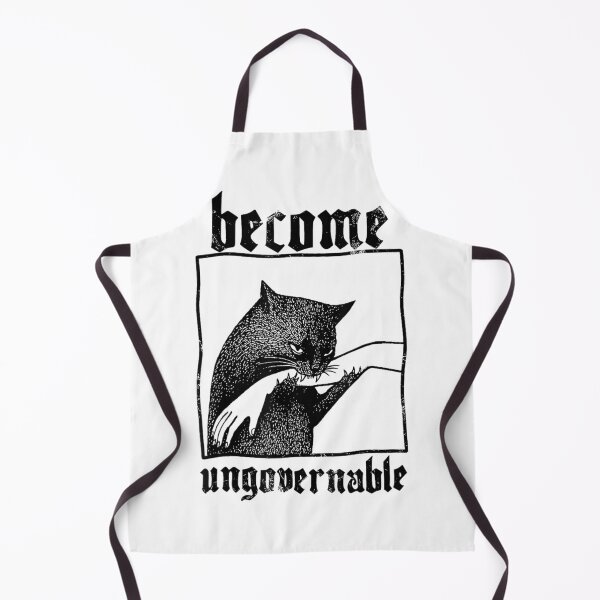 Item preview, Become Ungovernable Black Cat Biting Hand Funny Meme Cats  designed and sold by cakematel.