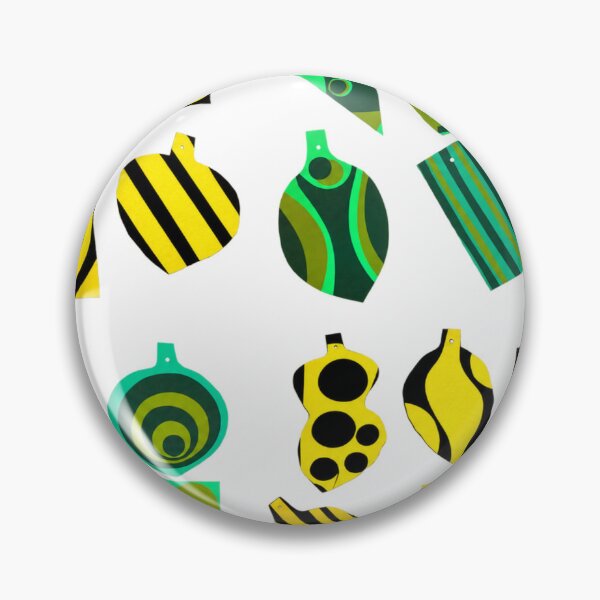 Item preview, EL BRÓCOLO – Estampado textil verde y amarillo designed and sold by SamuraiSixCoin.