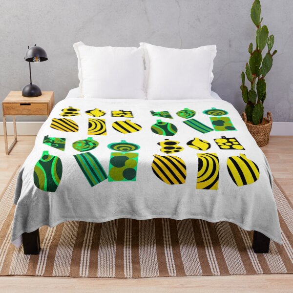 Item preview, THEBROCCO – Green & Yellow Textile Pattern designed and sold by SamuraiSixCoin.