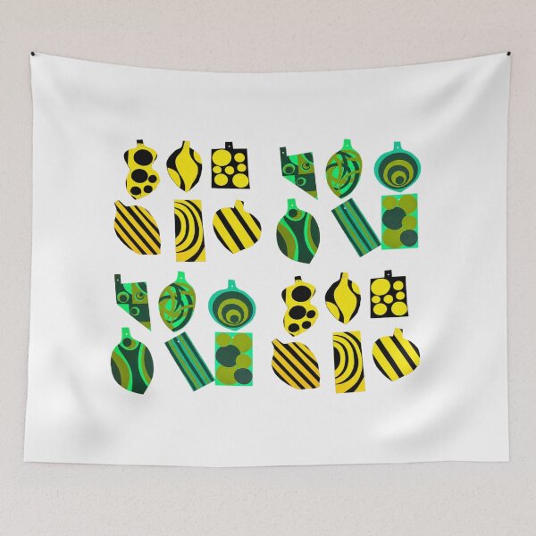 Item preview, THEBROCCO – Green & Yellow Textile Pattern designed and sold by SamuraiSixCoin.