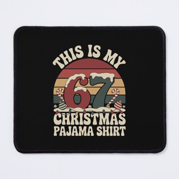Item preview, This Is My 67 Christmas Pajama Shirt designed and sold by jkrphoto.