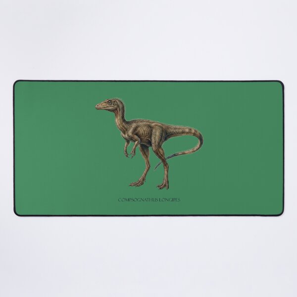 Item preview, Compsognathus Longipes: Jurassic Micro-Predator Fossil Print designed and sold by FreiherrPK.