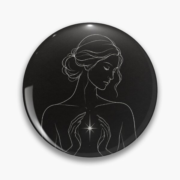 Item preview, Create Your Own Light – Minimalist Line Art Woman Poster designed and sold by SoftSpaceDesign.