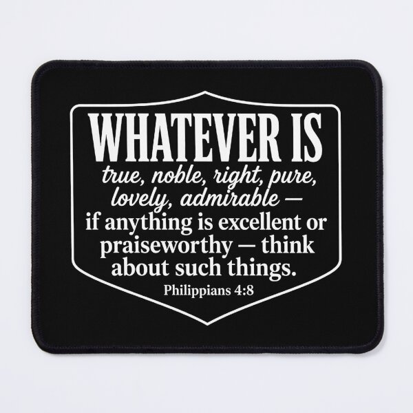 Item preview, Philippians 4:8 Think About Such Things designed and sold by plushism.
